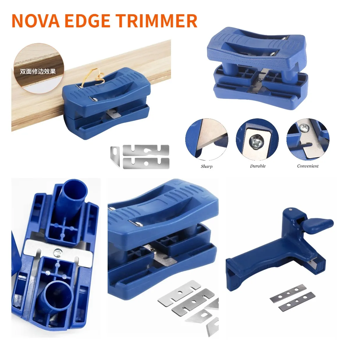 Détails de l'Araseur de Chant NOVA EDGE TRIMMER