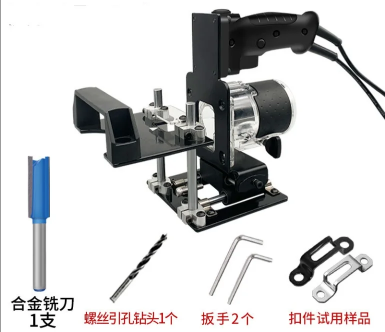Contenu du Kit FDLT-2IN1-K01 avec défonceuse noire