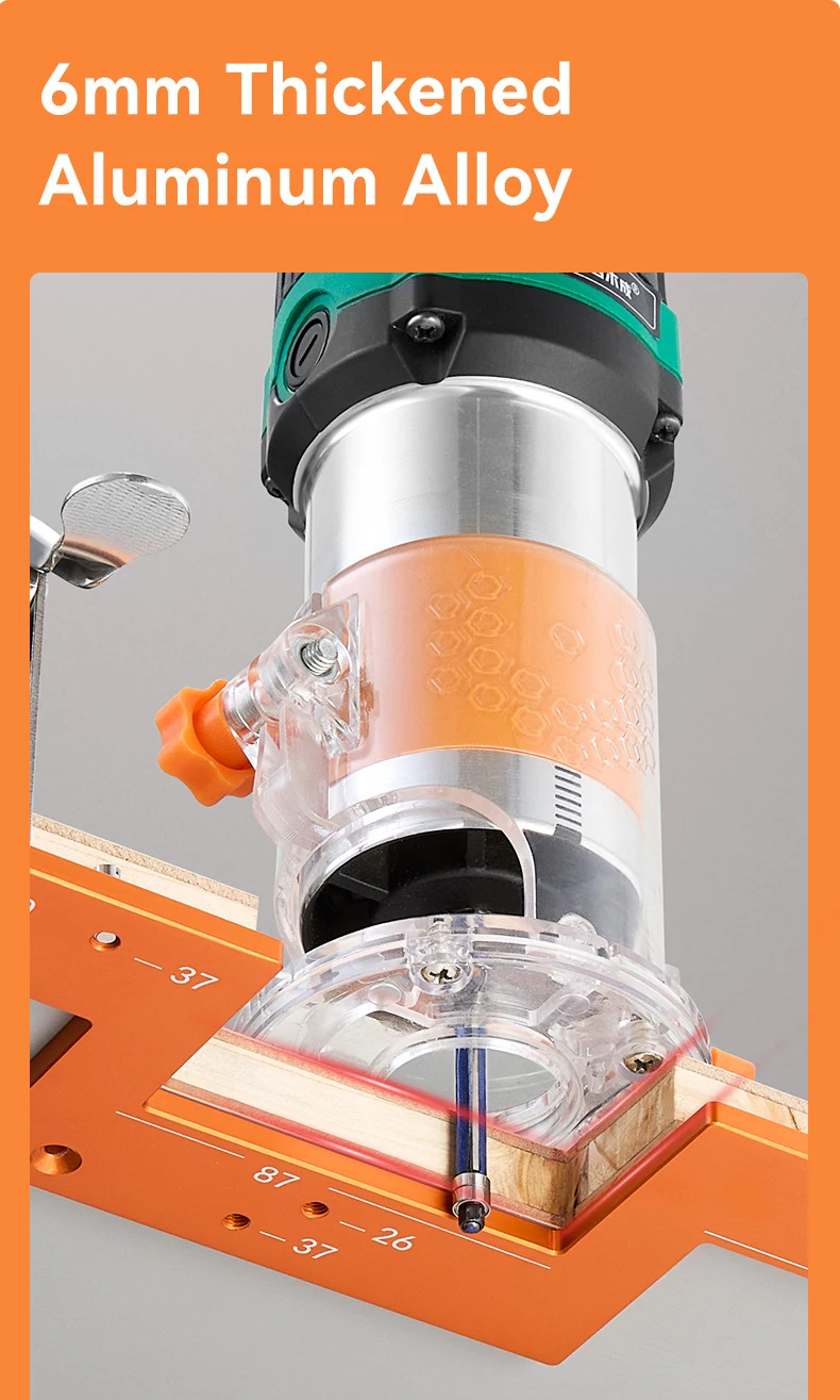 Utilisation du moule avec une défonceuse