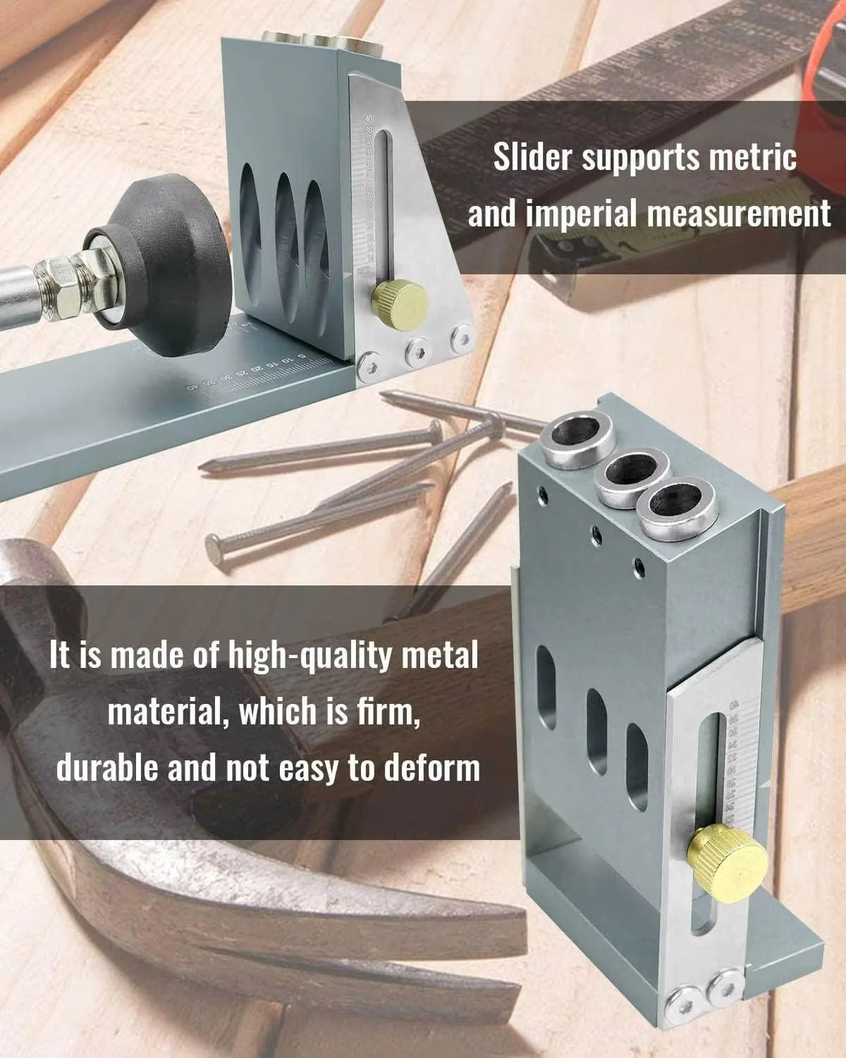 Gabarit de perçage inclinée en métal de haute qualité