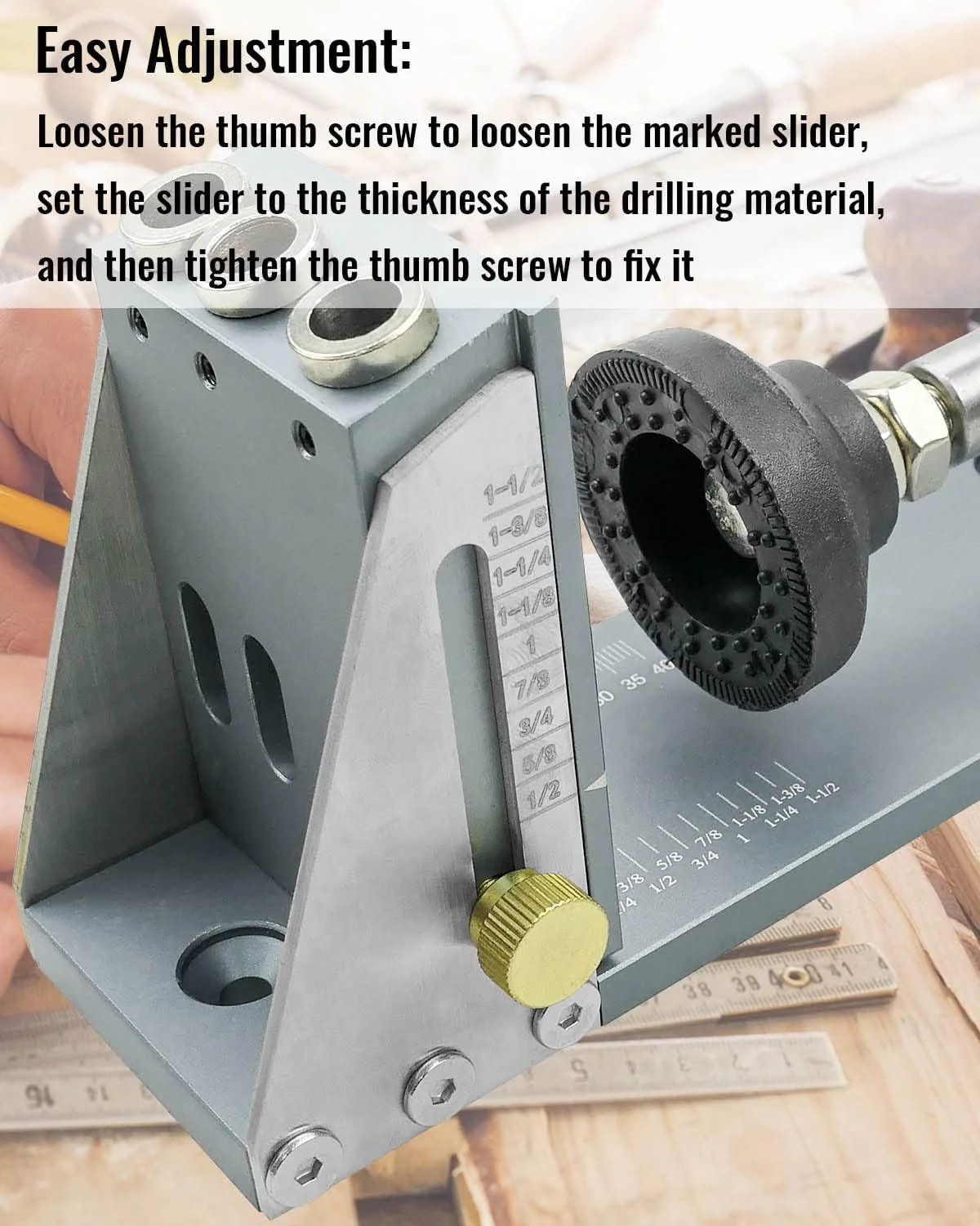 Mécanisme d'ajustement facile du gabarit