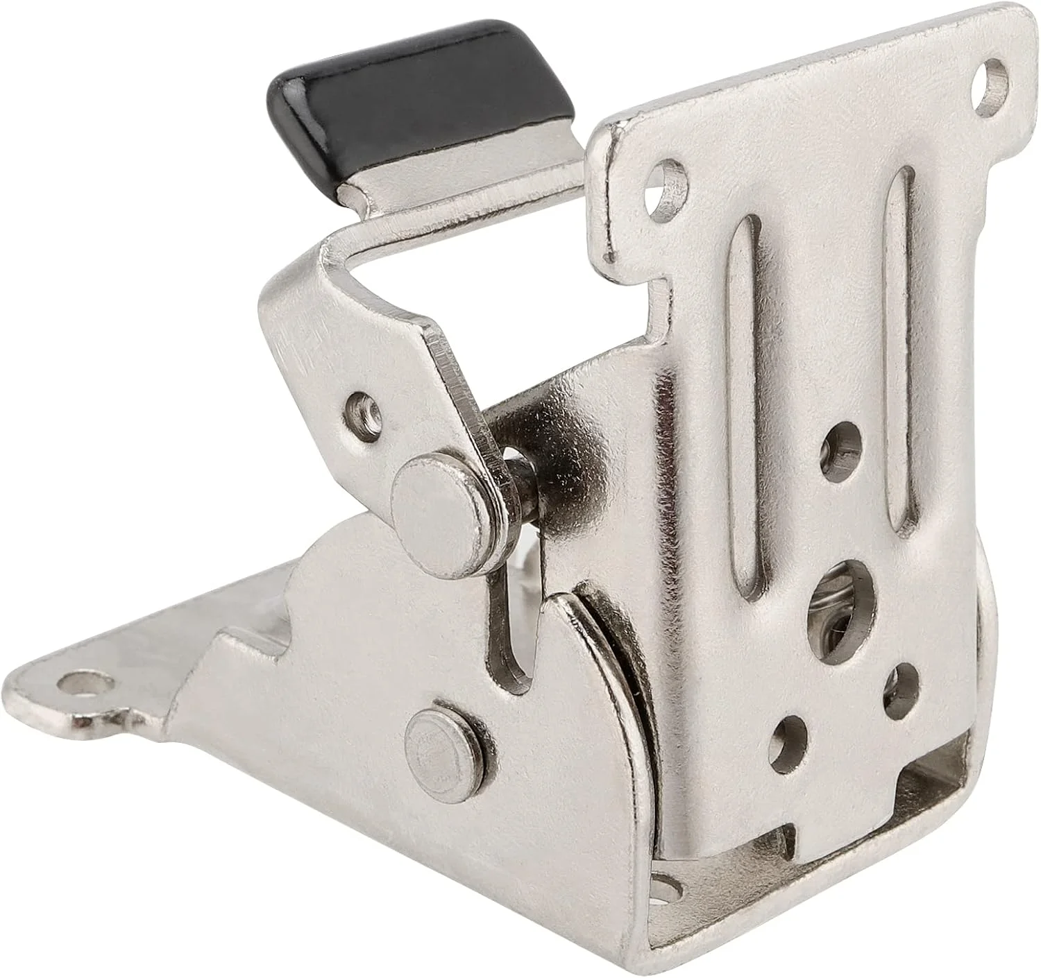 Gros plan sur la charnière pliante finition Argent