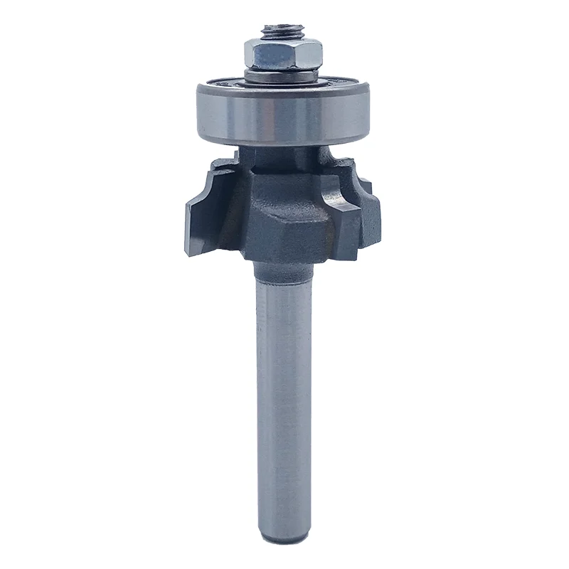 Fraise à arrondir R2 avec roulement vue de face