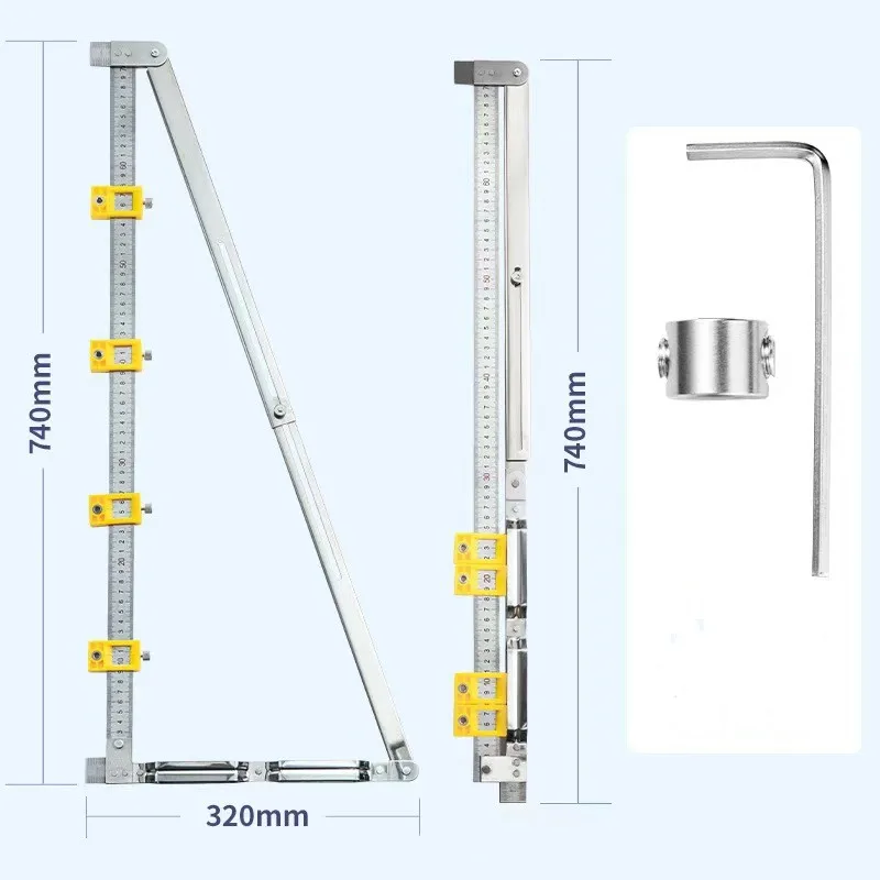 Outil de perçage compacté et pliable pour le rangement