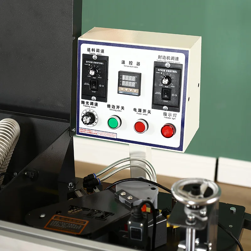 ZDS 910H : Plaqueuse de Chants Mini-Automatique Double Usage (Courbe & Droit) - Photo