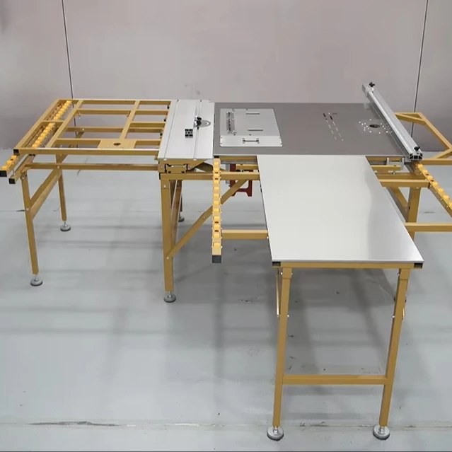 Scie à Panneaux Coulissante ZDS 680 : Modèle Multifonction Zéro Poussière - Photo