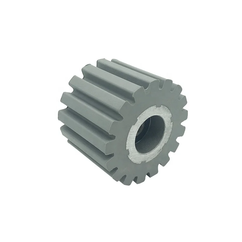 Rouleau de Pression Cranté en Caoutchouc de Haute Qualité pour Plaqueuse de Chants Professionnelle - Photo