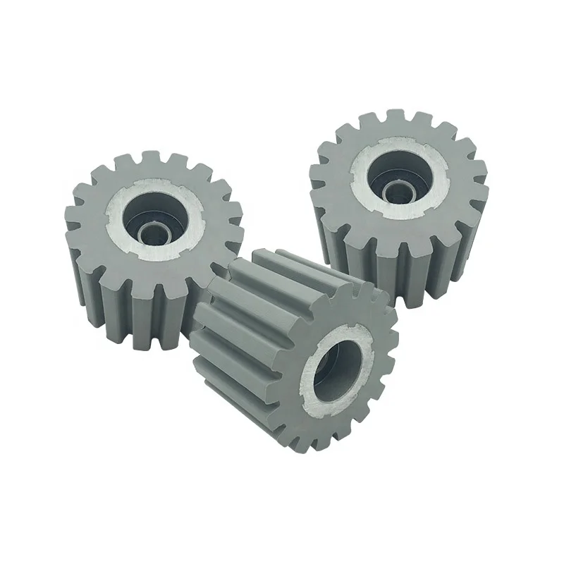 Rouleau de Pression Cranté en Caoutchouc de Haute Qualité pour Plaqueuse de Chants Professionnelle - Photo