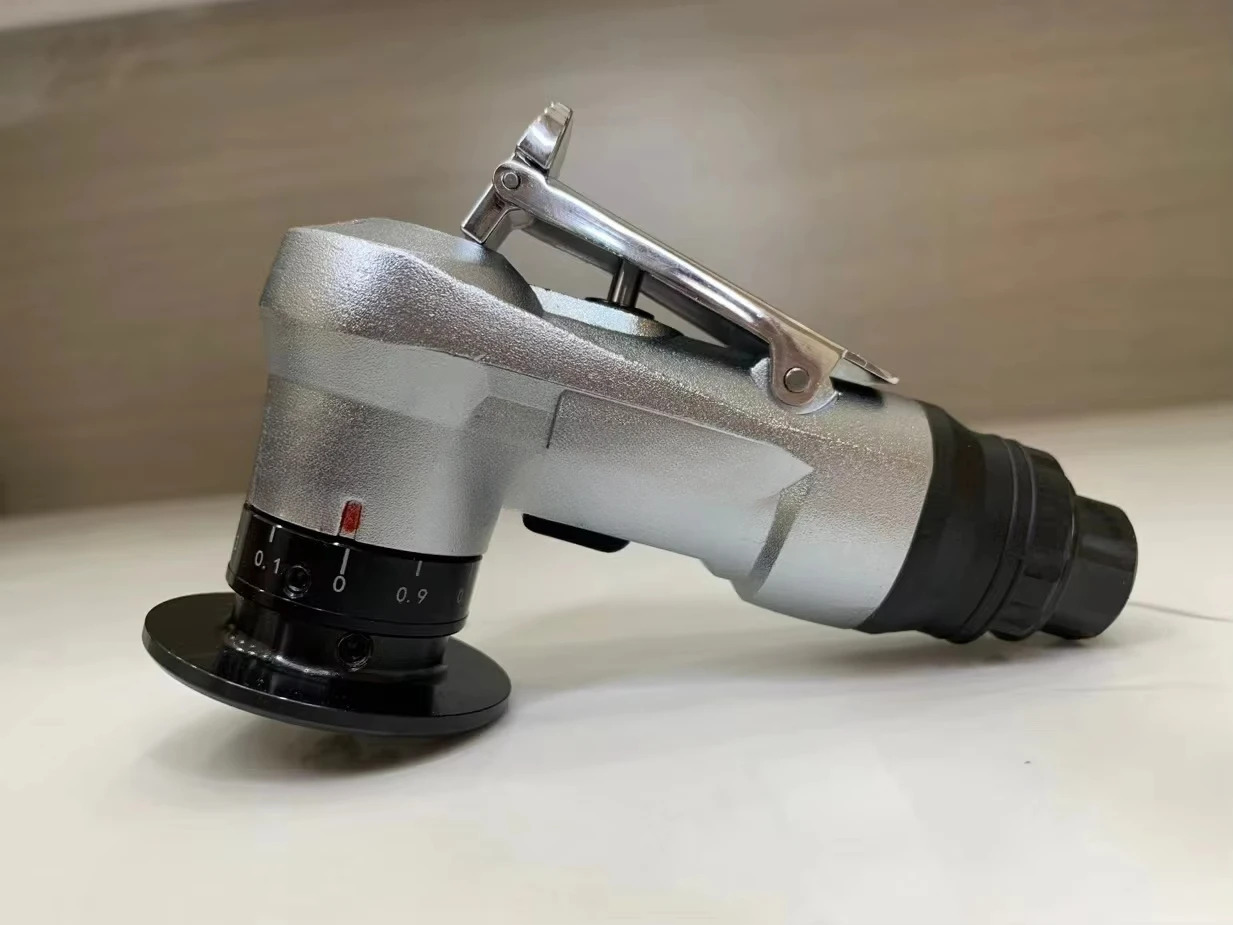 Mini-Chanfreineuse Pneumatique Portative 45° pour Métal - Outil d'Ébavurage Professionnel à Plaquettes pour Finition de Bords et Soudures - Photo