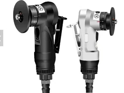 Mini-Chanfreineuse Pneumatique Portative 45° pour Métal - Outil d'Ébavurage Professionnel à Plaquettes pour Finition de Bords et Soudures - Photo