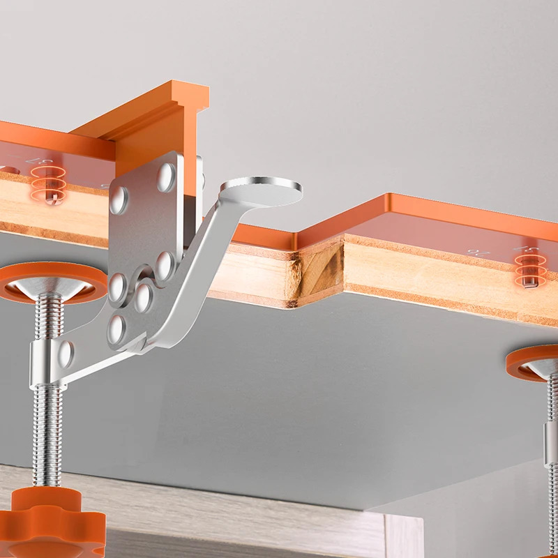 Gabarit de Rainurage de Précision pour Menuiserie DIY - Alliage d'Aluminium avec Serre-Joint G Inox - Photo