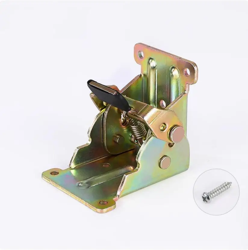 Charnière Pliante Autobloquante 90° - Pieds de Meuble Pliants - Photo