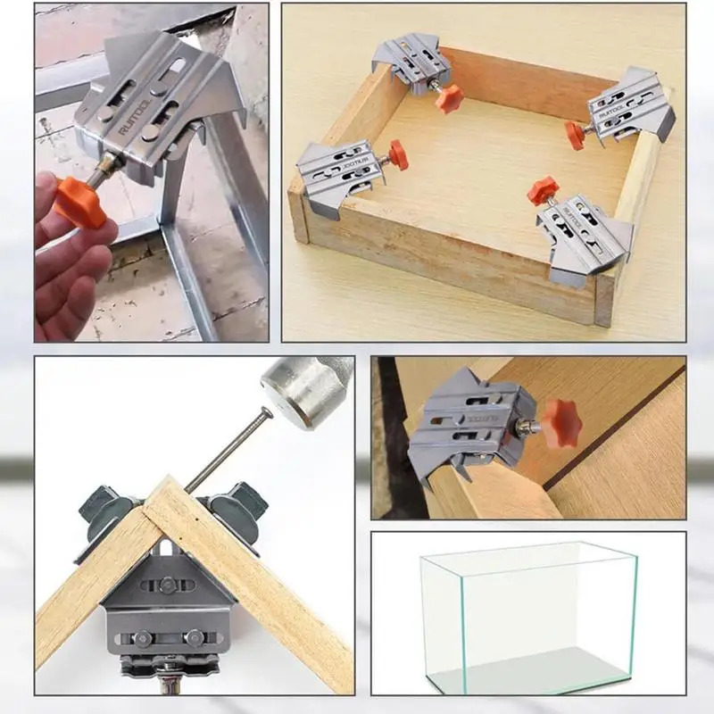 Serre-joint d'Angle 90° en Alliage d'Aluminium (Version Robuste) - Photo