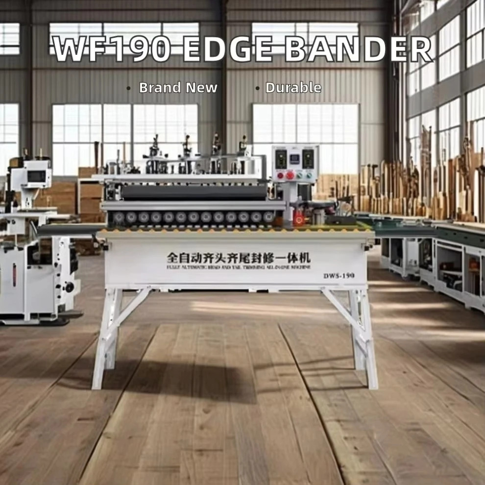 Plaqueuse de Chants Automatique DWS-190 avec Coupe en Bout - Photo