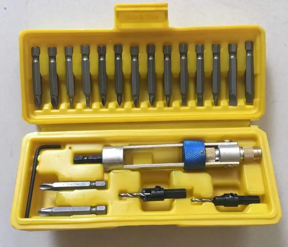 Kit de 20 Embouts de Vissage/Perçage à Changement Rapide - Acier HSS Industriel - Photo