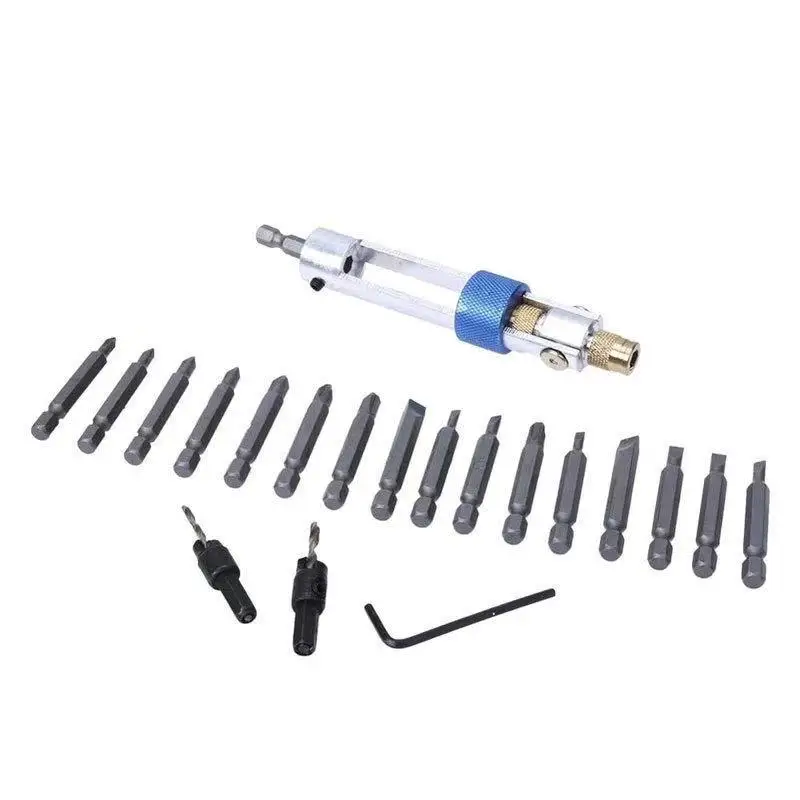 Kit de 20 Embouts de Vissage/Perçage à Changement Rapide - Acier HSS Industriel - Photo