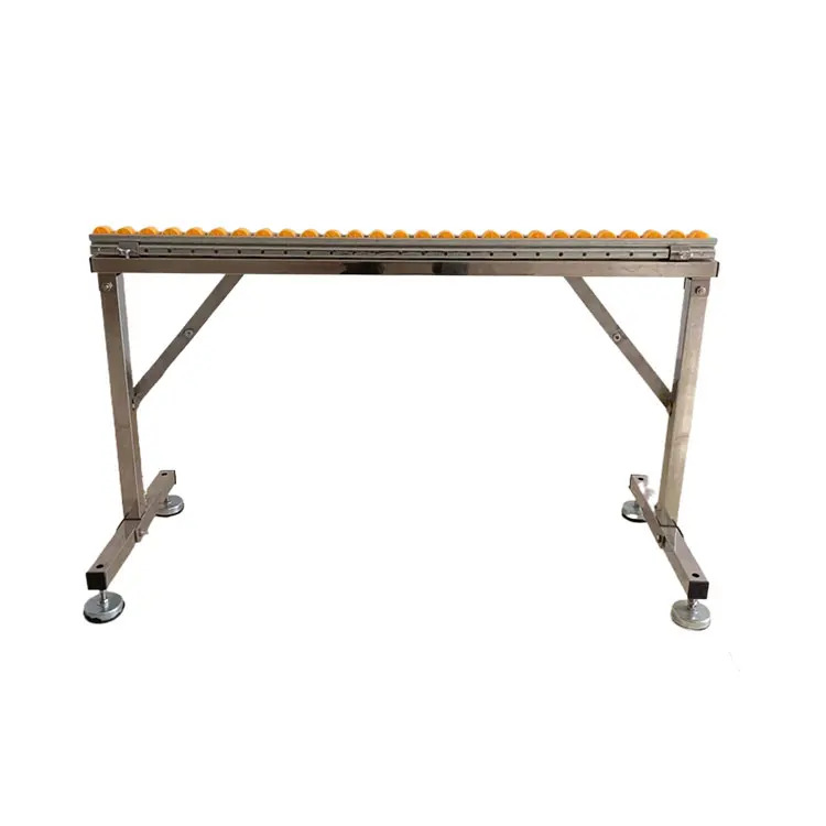 Support à Rouleaux Rétractable 100cm - Double Rangée et Pliable - Acier Inoxydable - Photo