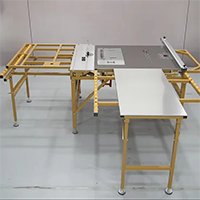 Scie à Panneaux Coulissante ZDS 680 : Modèle Multifonction Zéro Poussière - Photo