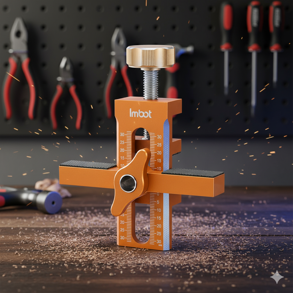 Gabarit de Montage pour Porte d'Armoire Imbot - Positionnement Précis - Photo